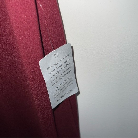 NEW NWT Katie May Surrender Draped Back Dress In Bordeaux - Picture 9 of 9